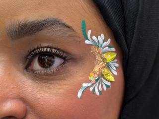 رسم على الوجه للاطفال والكبار 2