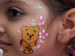 رسم على الوجه للاطفال والكبار 10