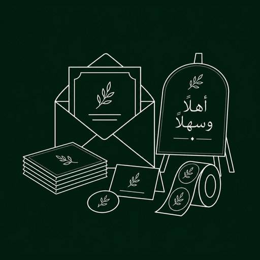 الدعوات والطباعة